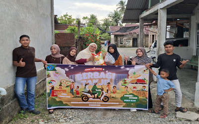 OSIS SMA Negeri 1 Meureubo Berbagi Takjil di Bulan Ramadan